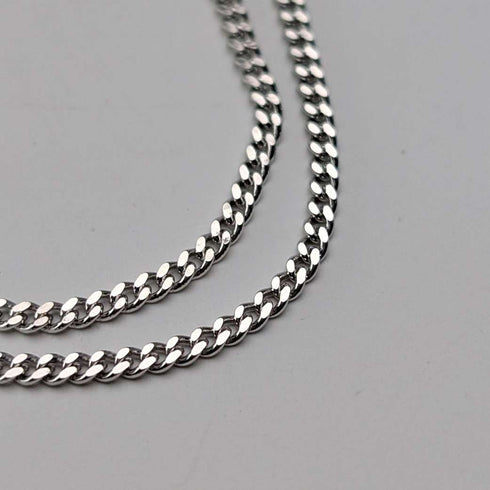 Vintage British Pipe Smoking Old Man Sterling Silver Pendant with Sterling Silver Necklace, 7.6g Total