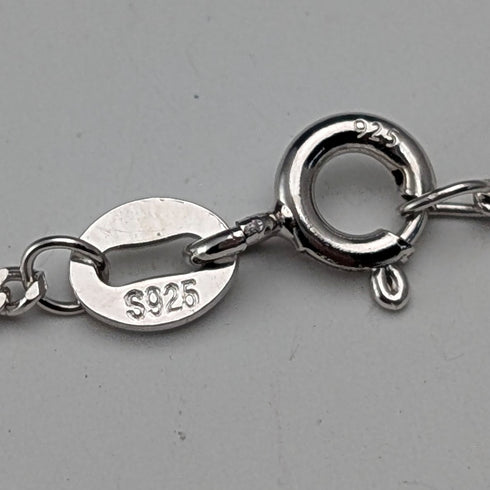 復古英式老煙鬥客純銀吊墜,搭配純銀項鍊,總重7.6克。