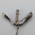 Vintage Peanut (Monkey Inside) Sterling Silver Pendant with Sterling Silver Necklace, 7.8g Total