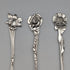 Six early 20th century Dutch Continental silver coffee spoons, total weight 62g