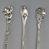 Six early 20th century Dutch Continental silver coffee spoons, total weight 62g