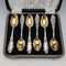 Antique American Sterling Silver Teaspoons, 64g, Gorham, in a Case