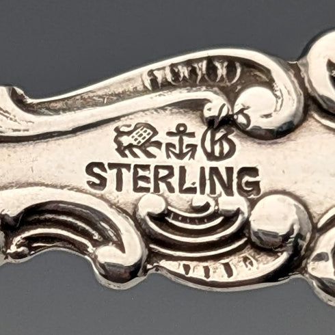 美國古董純銀茶匙,64克,戈勒姆(Gorham)品牌,帶盒