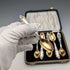 Antique American Sterling Silver Teaspoons, 64g, Gorham, in a Case