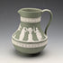 1975 Wedgwood Jasperware Cream Jug, Sage Green, England