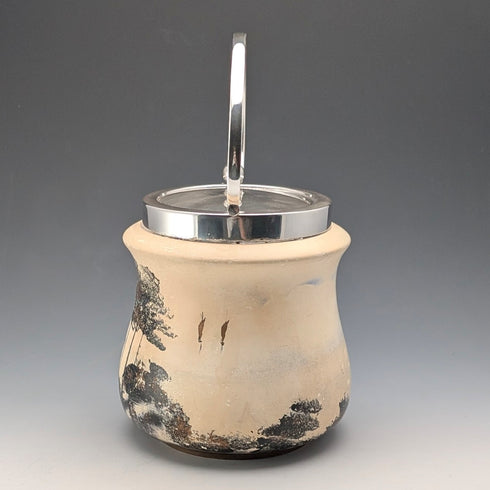 British Vintage Japonism Style Ceramic Cookie Jar