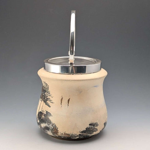 British Vintage Japonism Style Ceramic Cookie Jar
