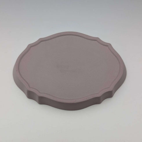 Vintage British Wedgwood Jasperware Oval Dish in Lilac