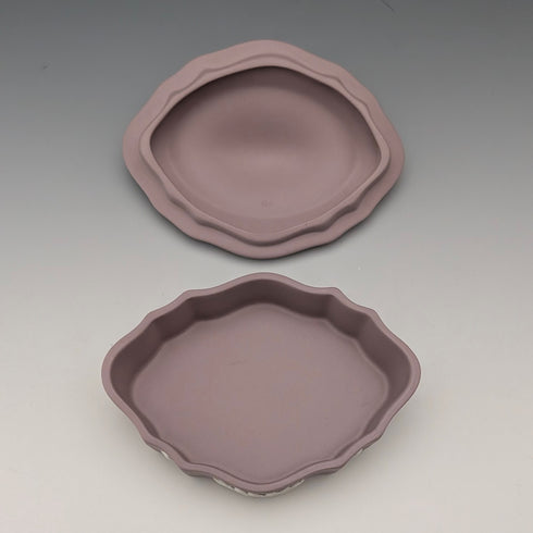 British Vintage Wedgwood Jasperware Small Box Lilac