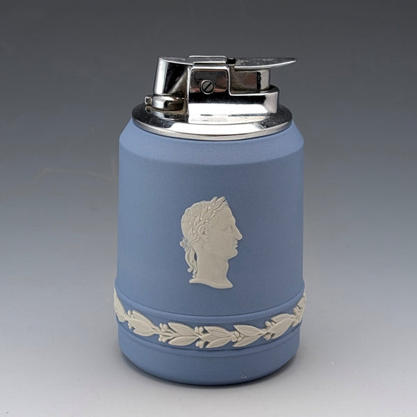 英国ヴィンテージ ウェッジウッド ジャスパーウェア製 RONSONガスライター