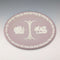 British Vintage Wedgwood Jasperware Oval Dish in Lilac
