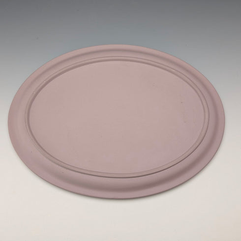 British Vintage Wedgwood Jasperware Oval Dish in Lilac