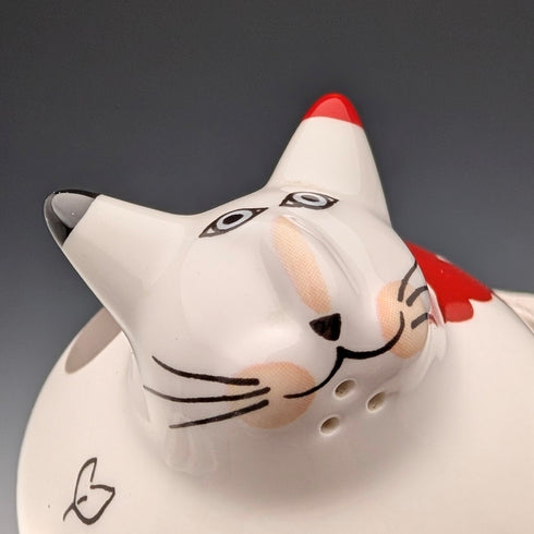 Vintage French Animal Park ceramic cat-shaped spice rack by Villeroy & Boch