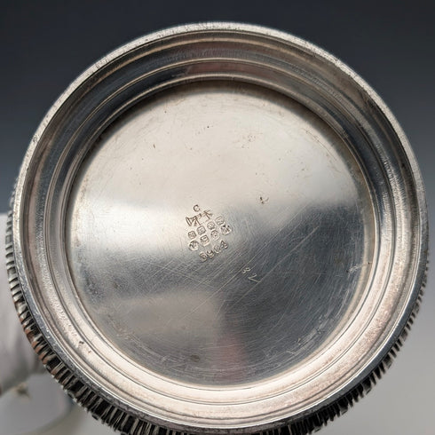 1892年英國詹姆斯迪克森父子公司製造的古董鍍銀餅乾桶