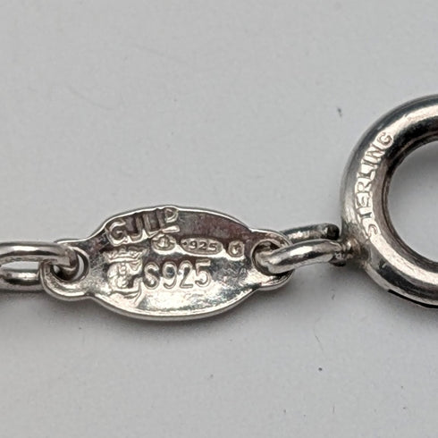 1974年喬治傑生 (Georg Jensen) 純銀長扭鏈項鍊,113厘米,62克