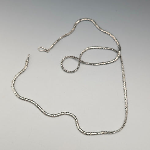 復古純銀拜占庭風格項鍊,76厘米,35克