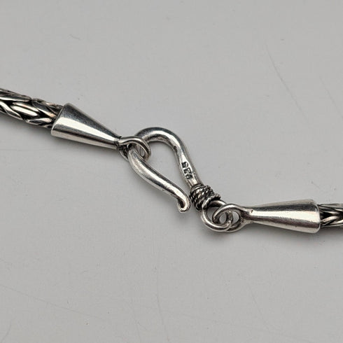 復古純銀拜占庭風格項鍊,76厘米,35克