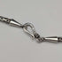 Vintage sterling silver Byzantine chain necklace, 76cm, 35g