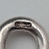 Vintage sterling silver Byzantine chain necklace, 76cm, 35g