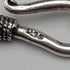 Vintage sterling silver Byzantine chain necklace, 76cm, 35g