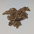 Antique British Pinchbeck muff chain necklace, 133cm long, with clip