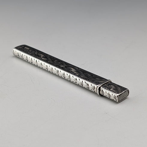 1902年詹姆斯芬頓設計的英國古董純銀鉛筆架