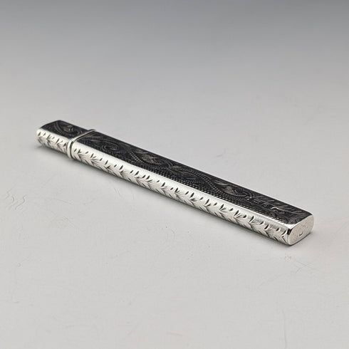 1902年詹姆斯芬頓設計的英國古董純銀鉛筆架