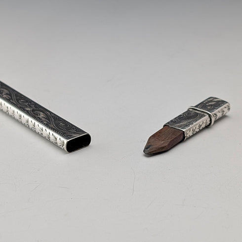 1902年詹姆斯芬頓設計的英國古董純銀鉛筆架