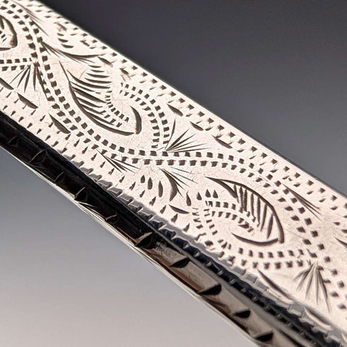 1902 British Antique Sterling Silver Pencil Holder by James Fenton