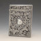 1837 British Antique Sterling Silver Openwork Floral Decor Card Case, 80g, Nathaniel Mills