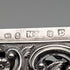 1837 British Antique Sterling Silver Openwork Floral Decor Card Case, 80g, Nathaniel Mills