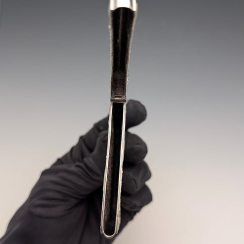 1837 British Antique Sterling Silver Openwork Floral Decor Card Case, 80g, Nathaniel Mills