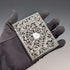 1837 British Antique Sterling Silver Openwork Floral Decor Card Case, 80g, Nathaniel Mills