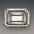 Vintage British silver-plated square dish with stems by Mappin & Webb