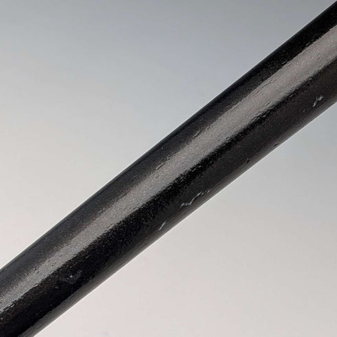 Vintage Black Shaft Antler L-Handle Walking Stick, 72cm, ASHBEY
