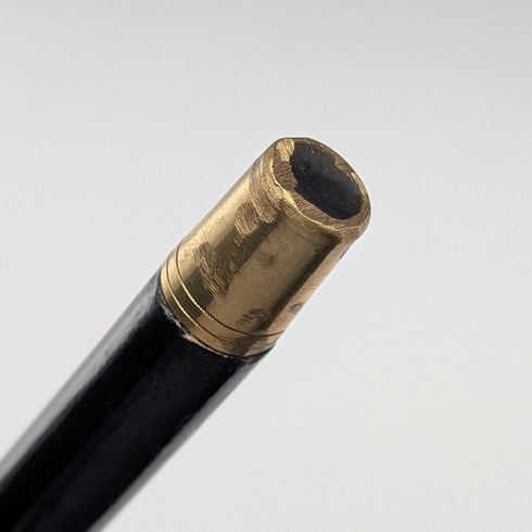 復古黑色鹿角杖身L型手柄手杖,72厘米,ASHBEY