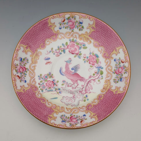 1920年代英國明頓茶杯三件粉紅雞蛇獸,為邁耶商場訂製①