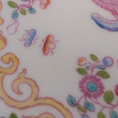 1920年代英國明頓茶杯三件粉紅雞蛇獸,為邁耶商場訂製①