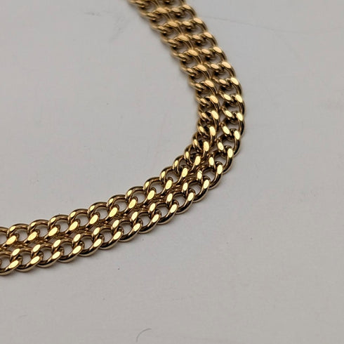 復古鍍金十字架吊墜及項鍊