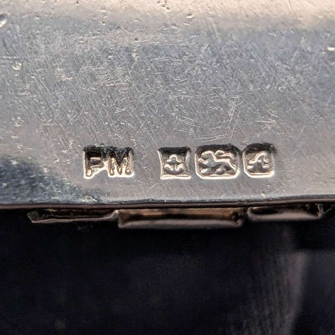 1975年 英国ヴィンテージ 純銀製 ゲートスタイル ブレスレット 57g PM