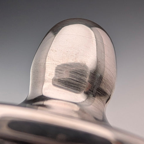 British Vintage Sterling Silver Pacifier, 19g, Carr's of Sheffield