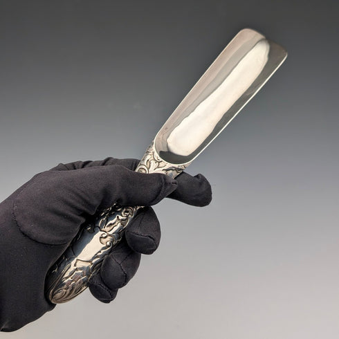 1892年英國古董純銀鞋拔,70克,諾曼馬歇爾