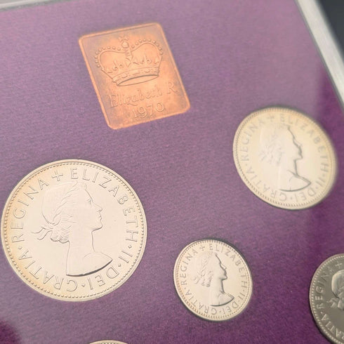 1970 UK Pre-Decimal Coins, Set of 8, Royal Mint