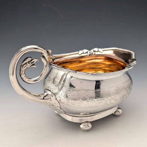 1820年頃 英国アンティーク オールドシェフィールドプレート製 クリームジャグ