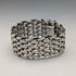 1975 British Vintage Sterling Silver Gate Style Bracelet, 57g, PM