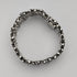 1975 British Vintage Sterling Silver Gate Style Bracelet, 57g, PM