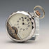 Antique Hebdomus 8-day pocket watch with silver case, in good working order