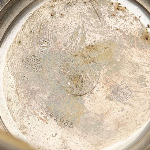 Antique Hebdomus 8-day pocket watch with silver case, in good working order