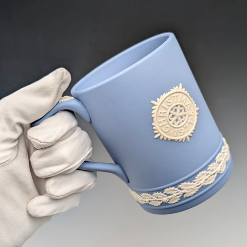 1971年英國韋奇伍德碧玉聖誕馬克杯②