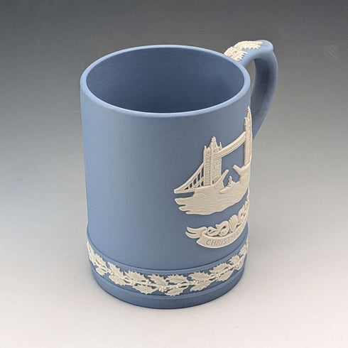 1975 British Wedgwood Jasperware Christmas mug